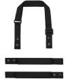 PR191 Premier Swap and Pop Customisable Apron Straps Black colour image